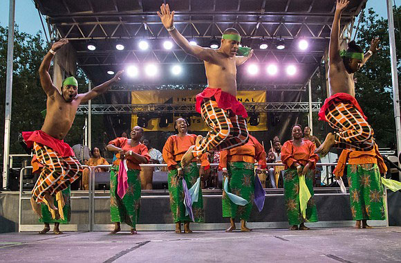 Dancers at the African Art Festival