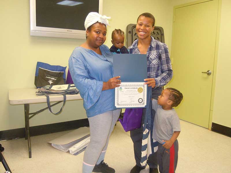 Women Health Association certificate presentation 